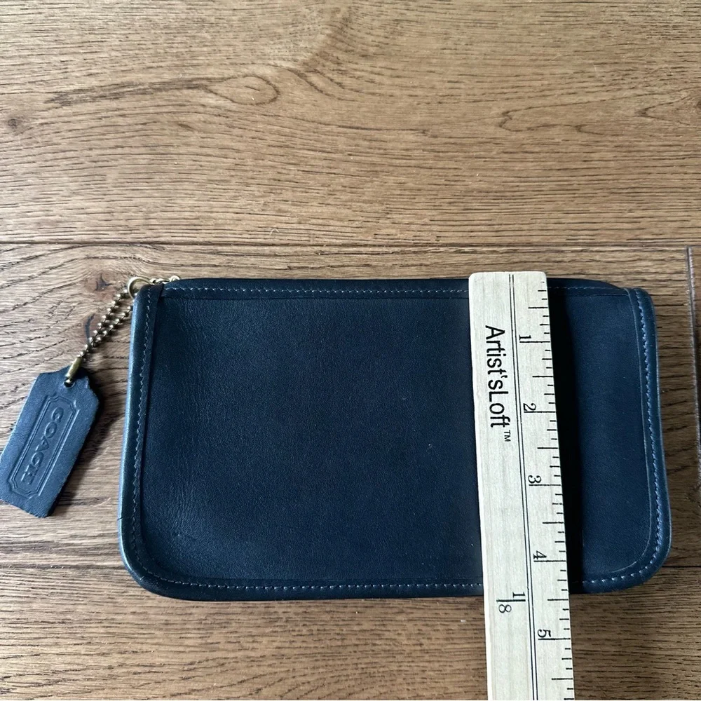 Vintage Coach Navy Blue Wallet - Picture 12 of 12